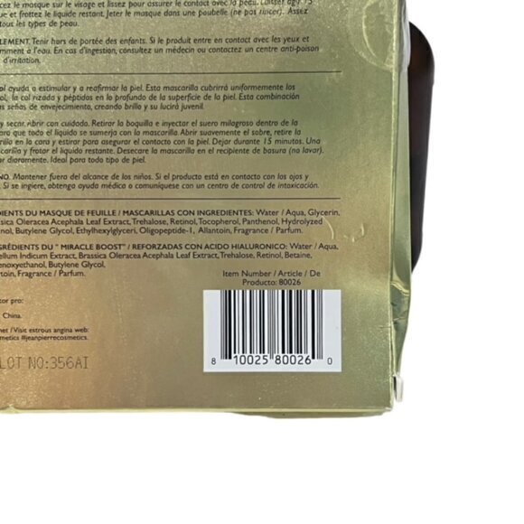 Wewell + Retinol Miracle Booster 2 Sheet Masks NIB Beauty Face Masks Youthful - Picture 5 of 6